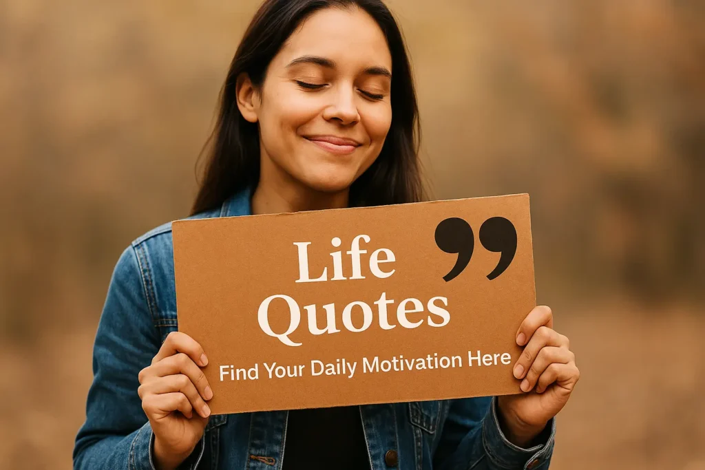 Life Quotes – Find Your Daily Motivation Here
